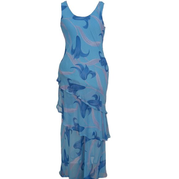 Abstract Print Maxi Dress - Picture 1 of 7